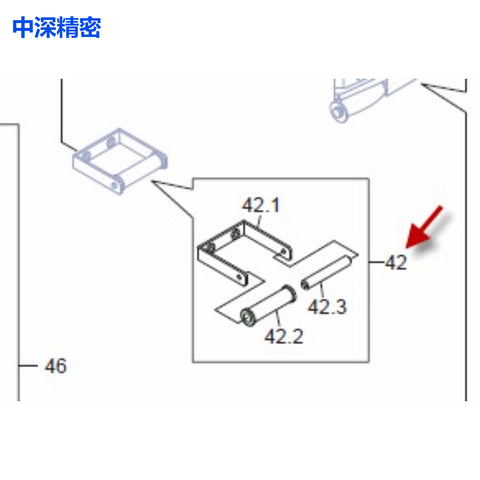 SMT FUJI NXT Feeder ROLLER  AA99104 24MM