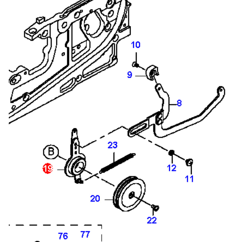 JUKI Feeder ATF 8MM Spare Parts E1303-706-AC0 E1303706AC0 SHAKE ARM ASM - JM-Merex SMT Spare Parts SuperMarket