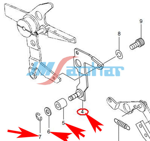 SMT SANYO TCM3000 8MM Feeder ASSY,LEVER 6300778199 6300736137