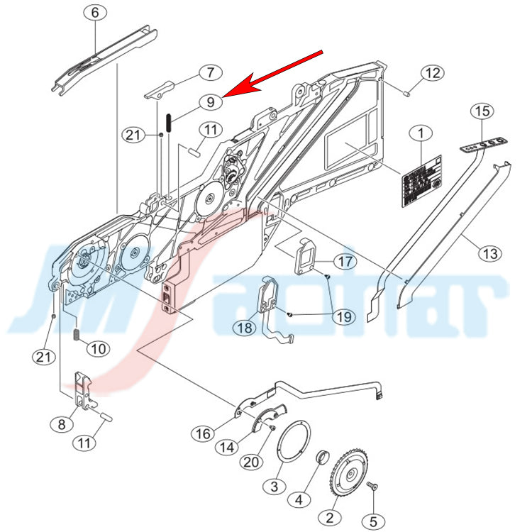 Spring Tape Guide SMT YAMAHA YS12/24 SS8mm Feeder KHJ-MC146-02 SPRING,TAPE GUIDE R – JM ...