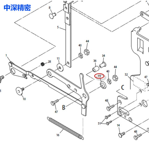 SMT FUJI CP7 Feeder part WCA0451 WCA0450 BUSHING - JM-Merex SMT Spare Parts SuperMarket